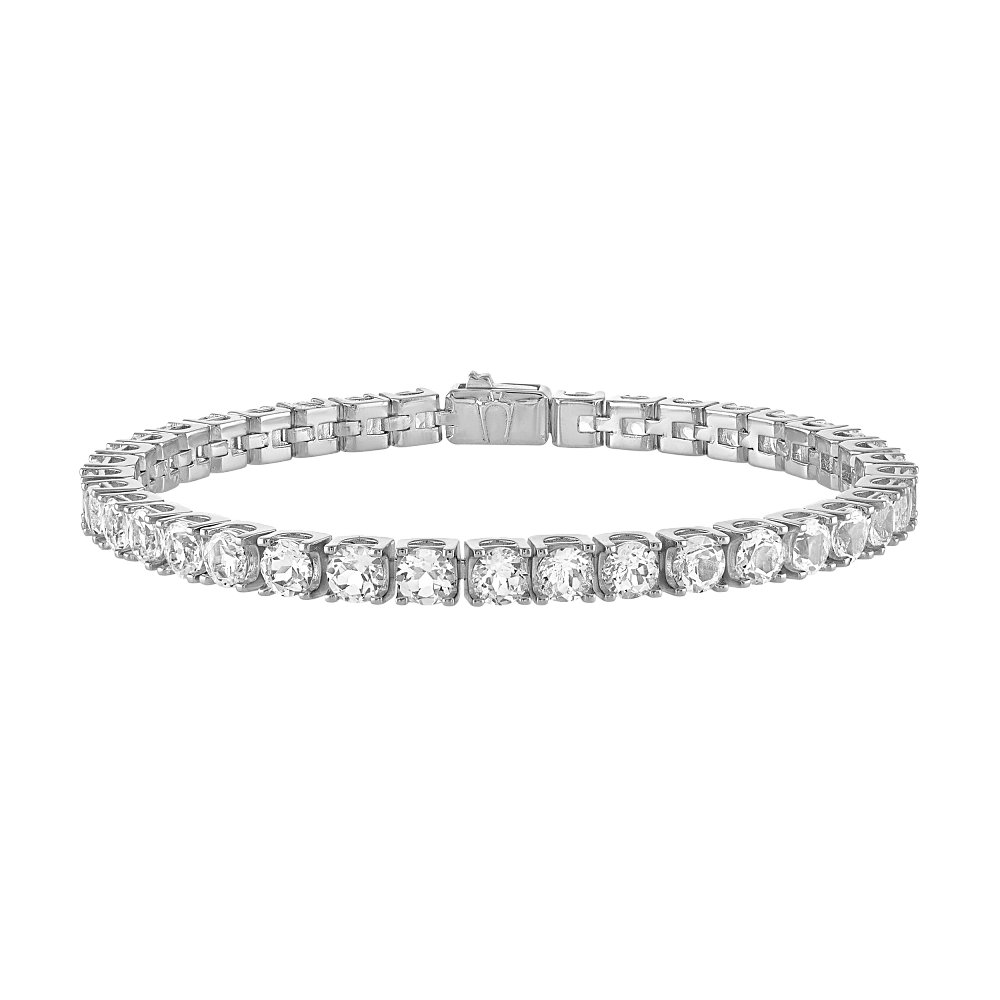 Bulova Sterling Silver 925 Luxury Jewelry Mens Bracelet